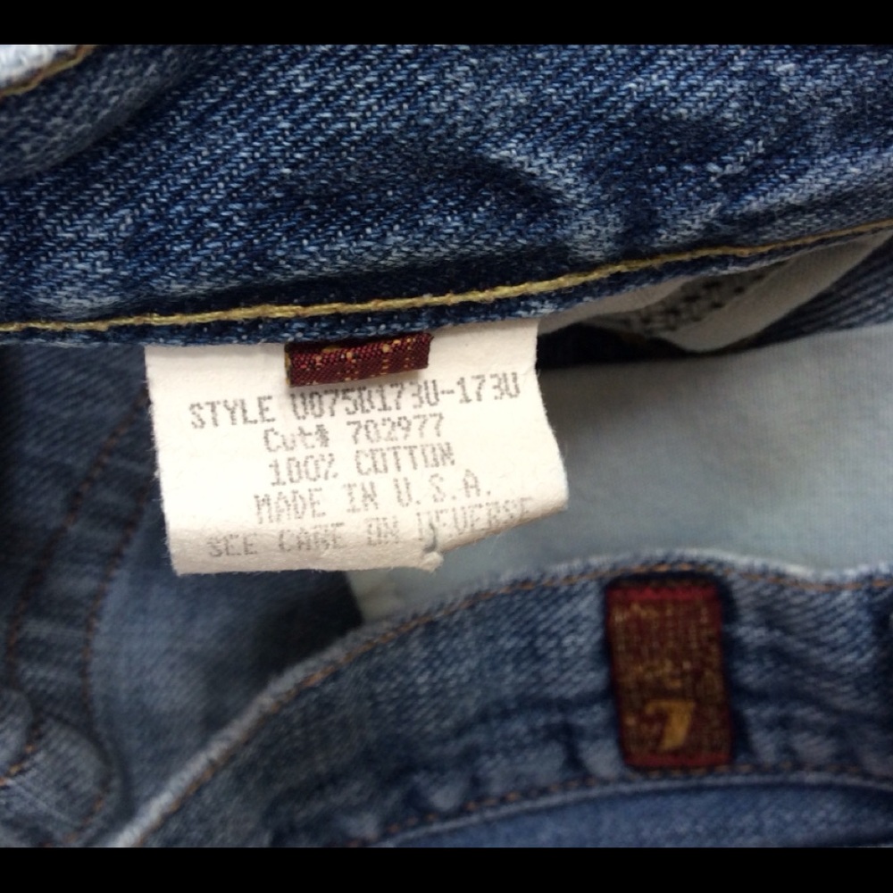 7 For All Mankind Bootcut Jeans - Size 25 - Picture 4 of 14